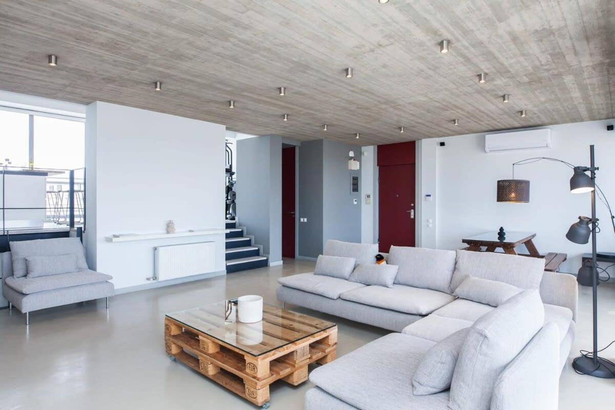 Ferienwohnung Penthouse With 360 View Of Athens And Private Gym Exterior foto