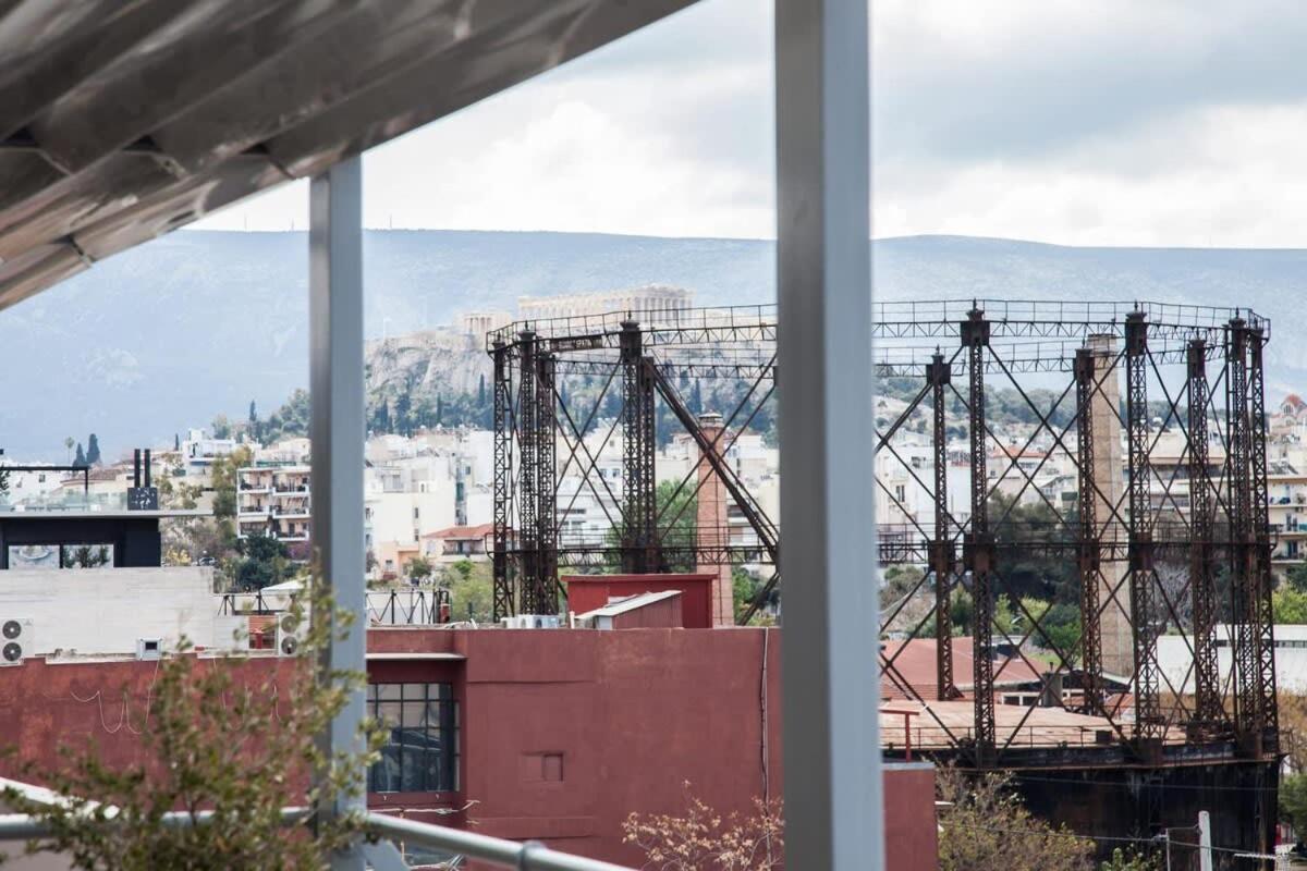 Ferienwohnung Penthouse With 360 View Of Athens And Private Gym Exterior foto