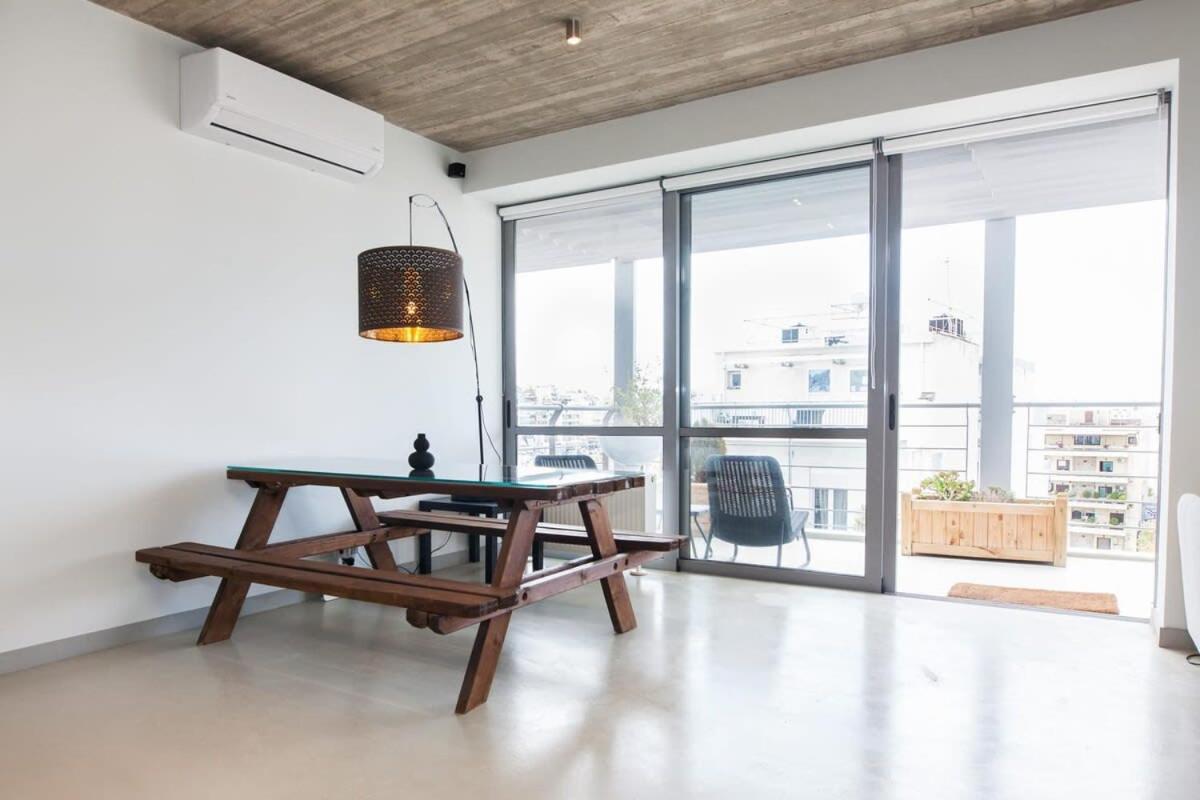 Ferienwohnung Penthouse With 360 View Of Athens And Private Gym Exterior foto