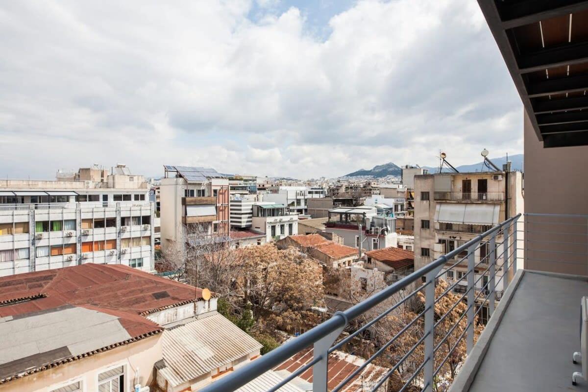 Ferienwohnung Penthouse With 360 View Of Athens And Private Gym Exterior foto