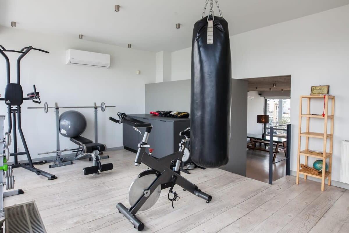 Ferienwohnung Penthouse With 360 View Of Athens And Private Gym Exterior foto