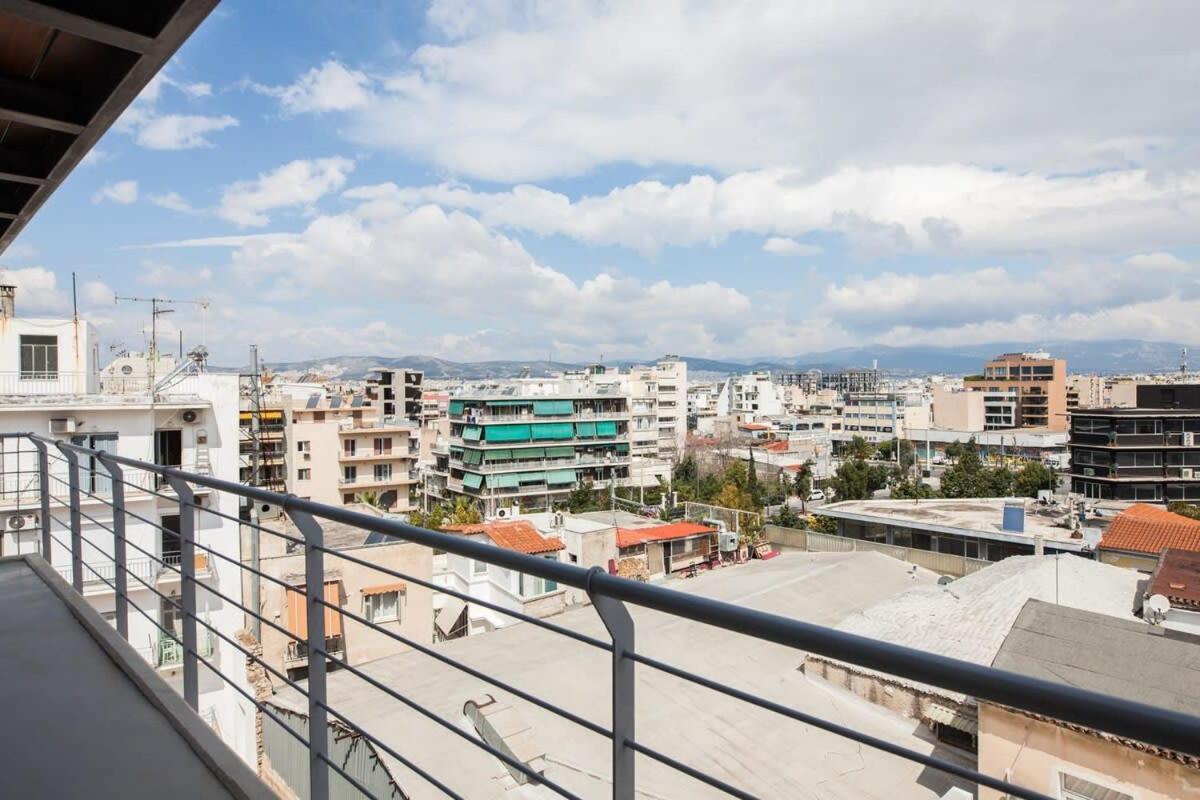 Ferienwohnung Penthouse With 360 View Of Athens And Private Gym Exterior foto
