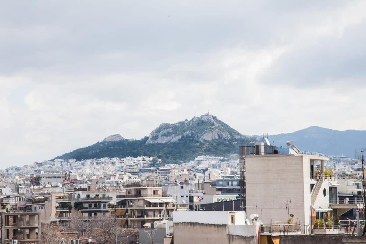 Ferienwohnung Penthouse With 360 View Of Athens And Private Gym Exterior foto